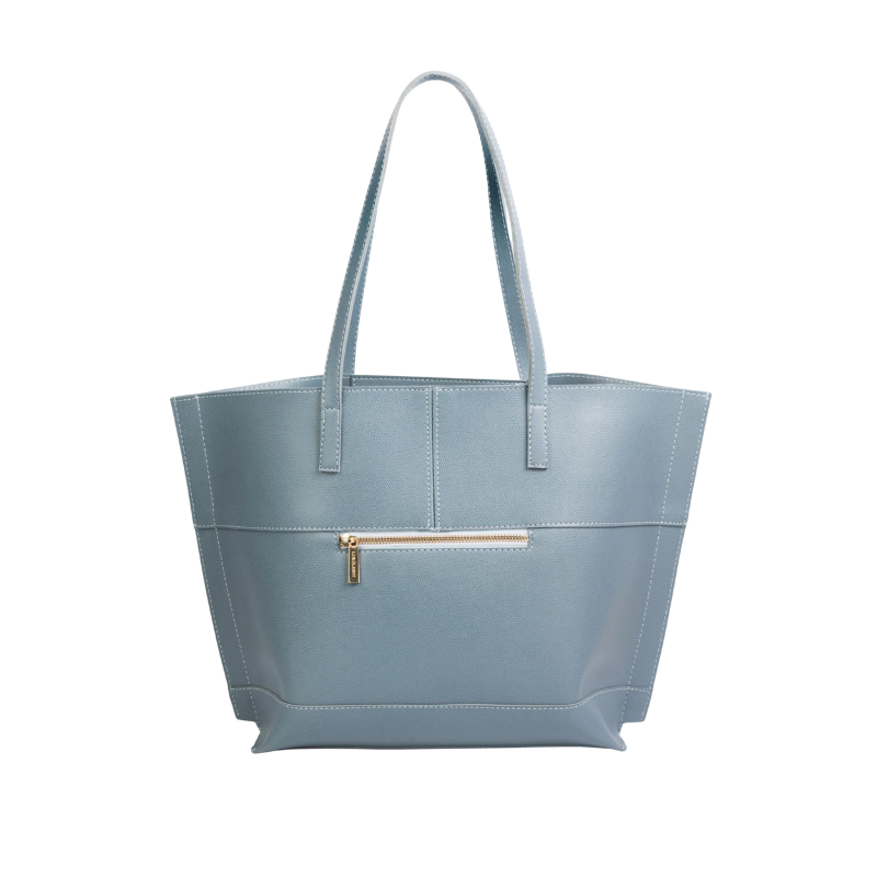 Elegant Grey Canvas Tote Bag for Women