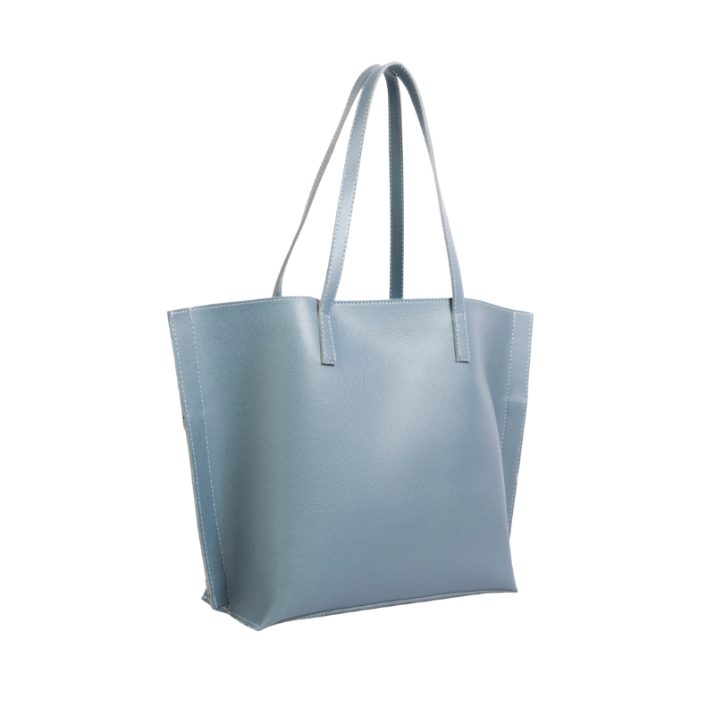 Elegant Grey Canvas Tote Bag for Women