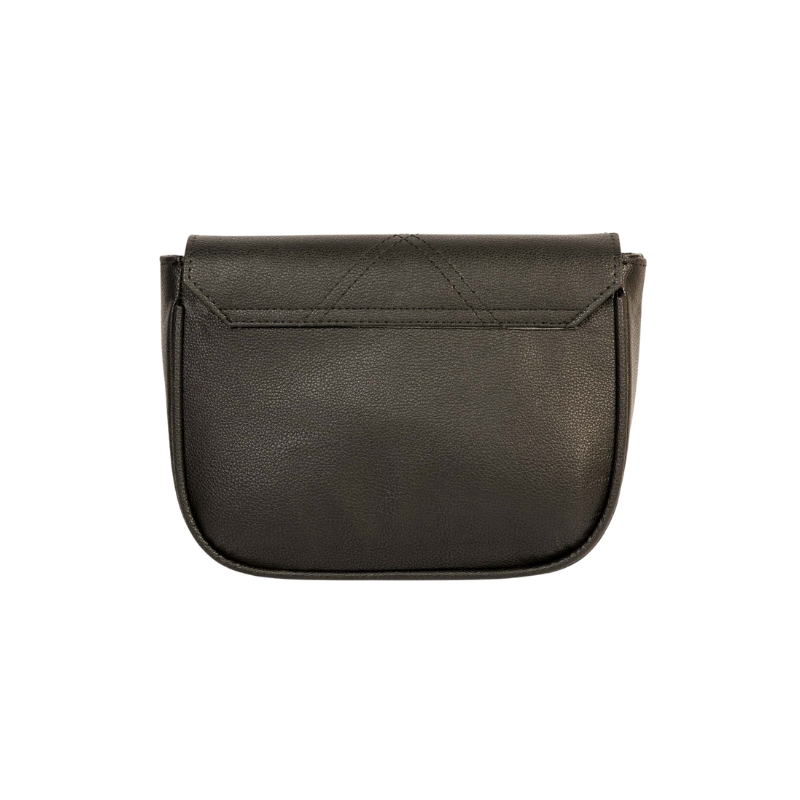 Elegant Black Quilted Stitch Shoulder Handbag for Women