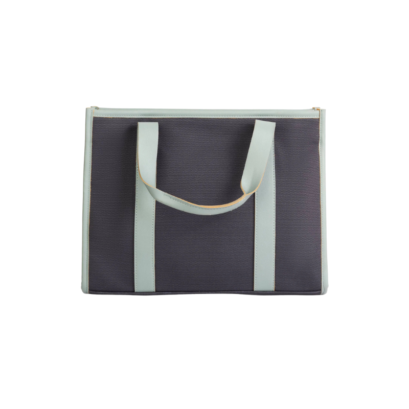 Classic Blue Structured Tote Bag for Women