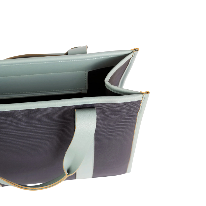 Classic Blue Structured Tote Bag for Women