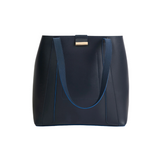 Classic Blue Bucket Style Tote Bag for Women